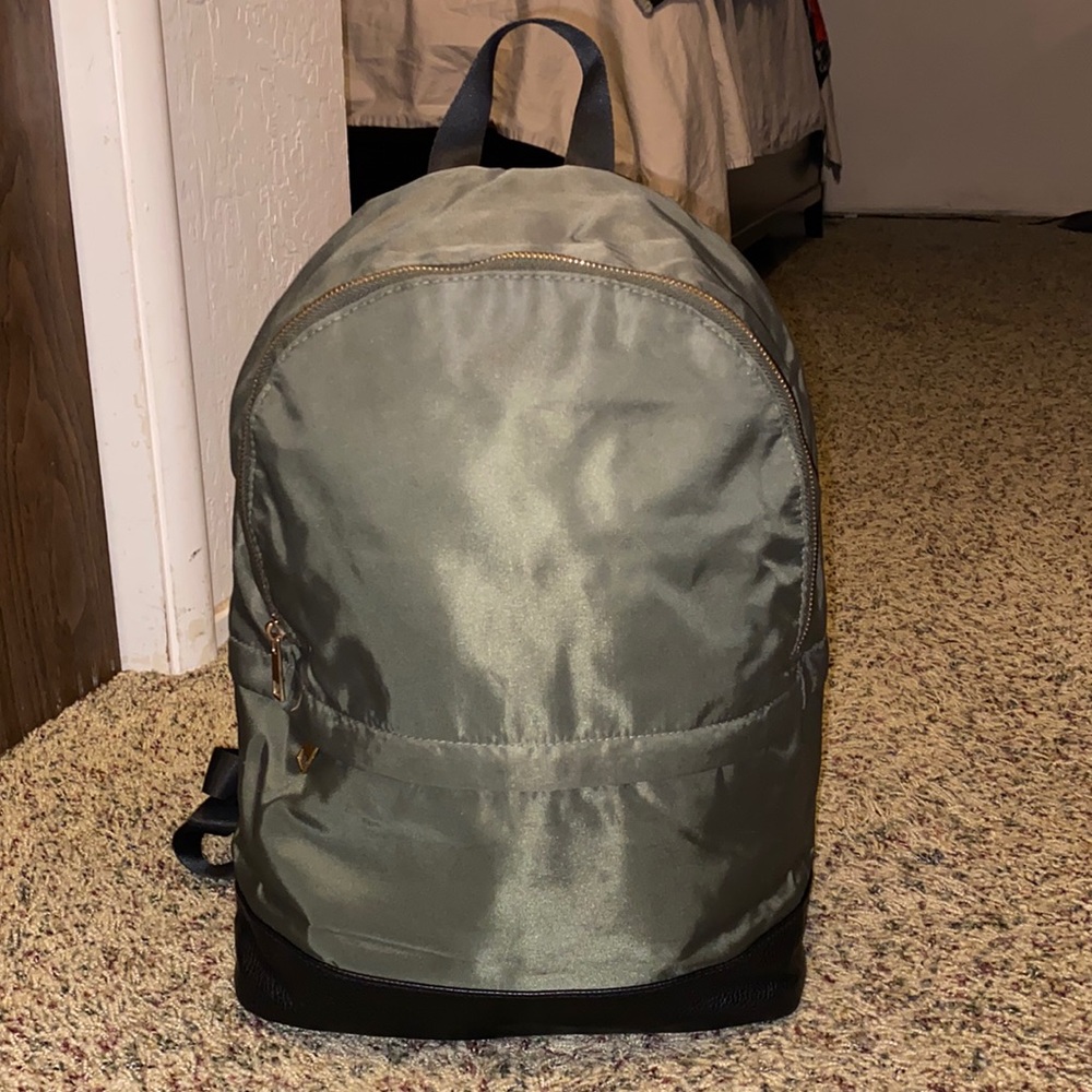 Navy green backpack